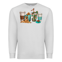 Dove Grey german shepherd dog coffee cups Premium Sweatshirt - texasbilliewilder