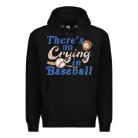 Black theres no crying in baseball Premium Hoodie - JahusDesignShop