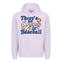 Lilac theres no crying in baseball Premium Hoodie - JahusDesignShop