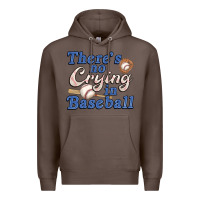 Coffee theres no crying in baseball Premium Hoodie - JahusDesignShop