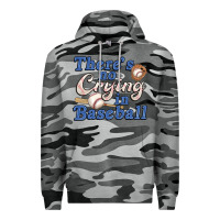 Slate Camo theres no crying in baseball Premium Hoodie - JahusDesignShop