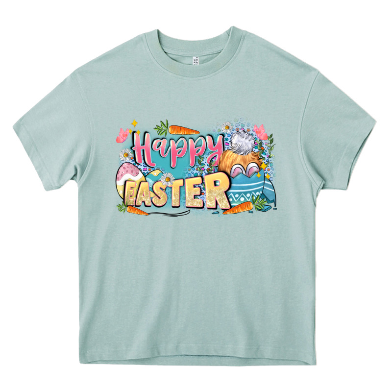 Happy Easter Heavy Core Tee by LillyAllenDesigns | Teevron