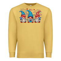 Antique Gold fourth of july gnomes Premium Sweatshirt - Zillion Design Studio
