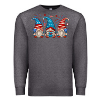 Charcoal Heather fourth of july gnomes Premium Sweatshirt - Zillion Design Studio