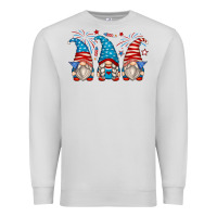 Dove Grey fourth of july gnomes Premium Sweatshirt - Zillion Design Studio