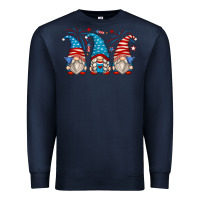 Navy fourth of july gnomes Premium Sweatshirt - Zillion Design Studio
