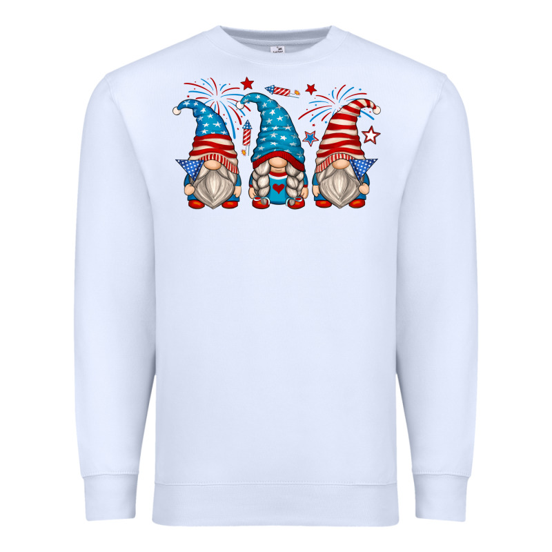 Fourth Of July Gnomes Premium Sweatshirt by Zillion Design Studio | Teevron