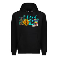 Black western sunflower class of 2023 Premium Hoodie - AdoDesignShop