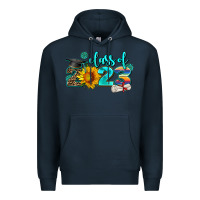 Navy western sunflower class of 2023 Premium Hoodie - AdoDesignShop