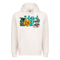 Pale Pink western sunflower class of 2023 Premium Hoodie - AdoDesignShop