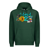 Sports Green western sunflower class of 2023 Premium Hoodie - AdoDesignShop