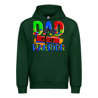 Forest Green dad of a warrior Urban Hoodie - AdoDesignShop
