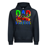 Navy dad of a warrior Urban Hoodie - AdoDesignShop