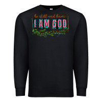 Black be still and know that i am god Premium Sweatshirt - texasbilliewilder