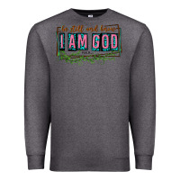 Charcoal Heather be still and know that i am god Premium Sweatshirt - texasbilliewilder