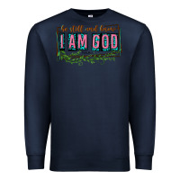 Navy be still and know that i am god Premium Sweatshirt - texasbilliewilder