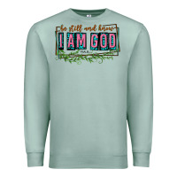Seafoam be still and know that i am god Premium Sweatshirt - texasbilliewilder