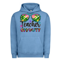 Pigment Pebble Blue teacher off duty Urban Hoodie - Artiststas