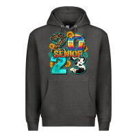 Charcoal Heather senıor 2023 Premium Hoodie - AdoDesignShop
