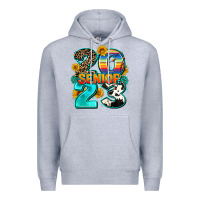 Heather Grey senıor 2023 Premium Hoodie - AdoDesignShop