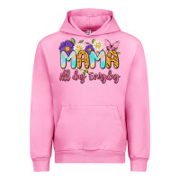 Fuchsia Pink mama all day everyday Urban Hoodie - Artiststas