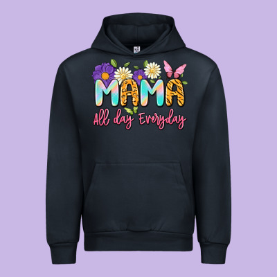 Mama All Day Everyday Urban Hoodie Designed By Artiststas