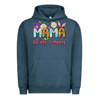 Pigment Midnight Navy mama all day everyday Urban Hoodie - Artiststas