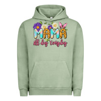 Pigment Oil Green mama all day everyday Urban Hoodie - Artiststas