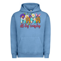 Pigment Pebble Blue mama all day everyday Urban Hoodie - Artiststas