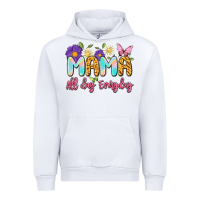 White mama all day everyday Urban Hoodie - Artiststas
