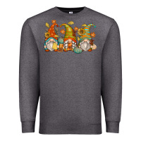 Charcoal Heather fall gnomes Premium Sweatshirt - Zillion Design Studio
