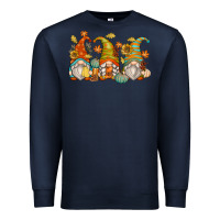 Navy fall gnomes Premium Sweatshirt - Zillion Design Studio