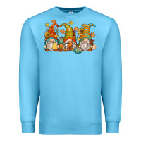 Ocean Blue fall gnomes Premium Sweatshirt - Zillion Design Studio