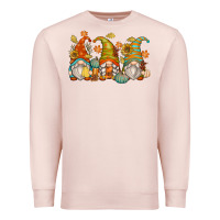 Pale Pink fall gnomes Premium Sweatshirt - Zillion Design Studio