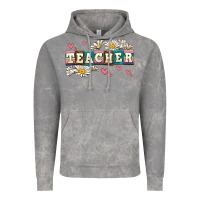 Cloud Rock daisy teacher Vintage Hoodie - AdoDesignShop
