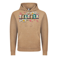 Vintage Coffee daisy teacher Vintage Hoodie - AdoDesignShop