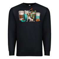 Black beagle dog coffee cups Premium Sweatshirt - texasbilliewilder