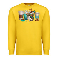Lemon beagle dog coffee cups Premium Sweatshirt - texasbilliewilder