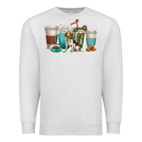 Oatmeal Heather beagle dog coffee cups Premium Sweatshirt - texasbilliewilder