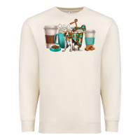Sandshell beagle dog coffee cups Premium Sweatshirt - texasbilliewilder