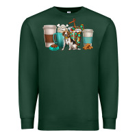 Sports Green beagle dog coffee cups Premium Sweatshirt - texasbilliewilder