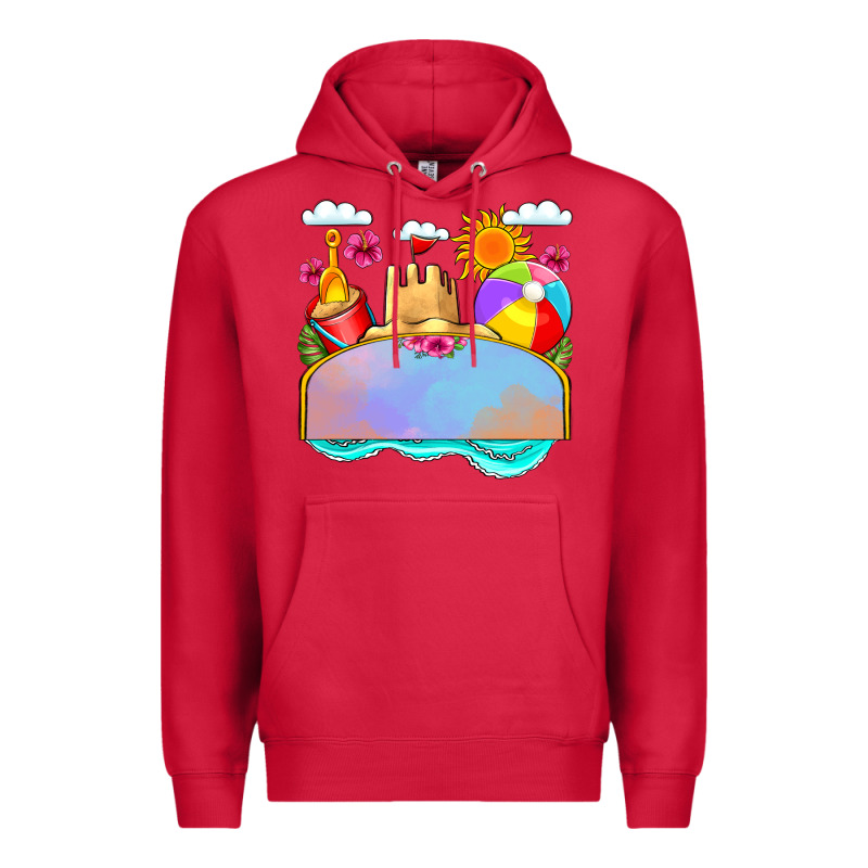 Custom Name Summer Beach Toys Premium Hoodie by JahusDesignShop | Teevron