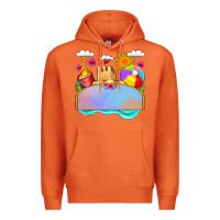Carrot custom name summer beach toys Premium Hoodie - JahusDesignShop