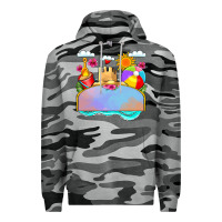 Slate Camo custom name summer beach toys Premium Hoodie - JahusDesignShop