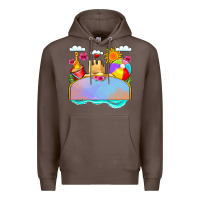 Coffee custom name summer beach toys Premium Hoodie - JahusDesignShop
