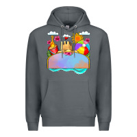 Rock custom name summer beach toys Premium Hoodie - JahusDesignShop