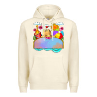 Sandshell custom name summer beach toys Premium Hoodie - JahusDesignShop
