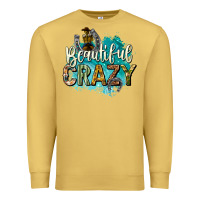 Antique Gold beautiful crazy Premium Sweatshirt - texasbilliewilder