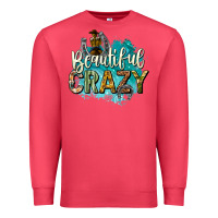 Cardinal beautiful crazy Premium Sweatshirt - texasbilliewilder