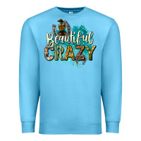 Ocean Blue beautiful crazy Premium Sweatshirt - texasbilliewilder